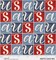 Red White And Blue America The Beautiful Block Letters 44"/45" Fabric Per Yard